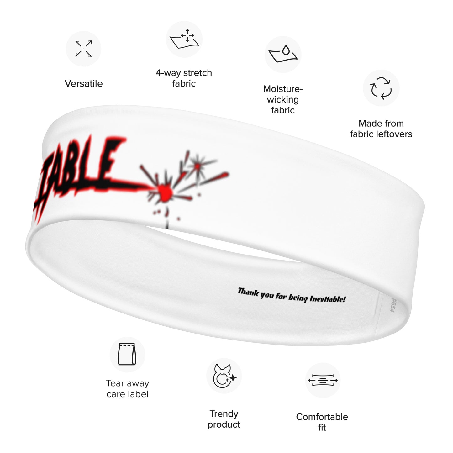 White Inevitable Headband
